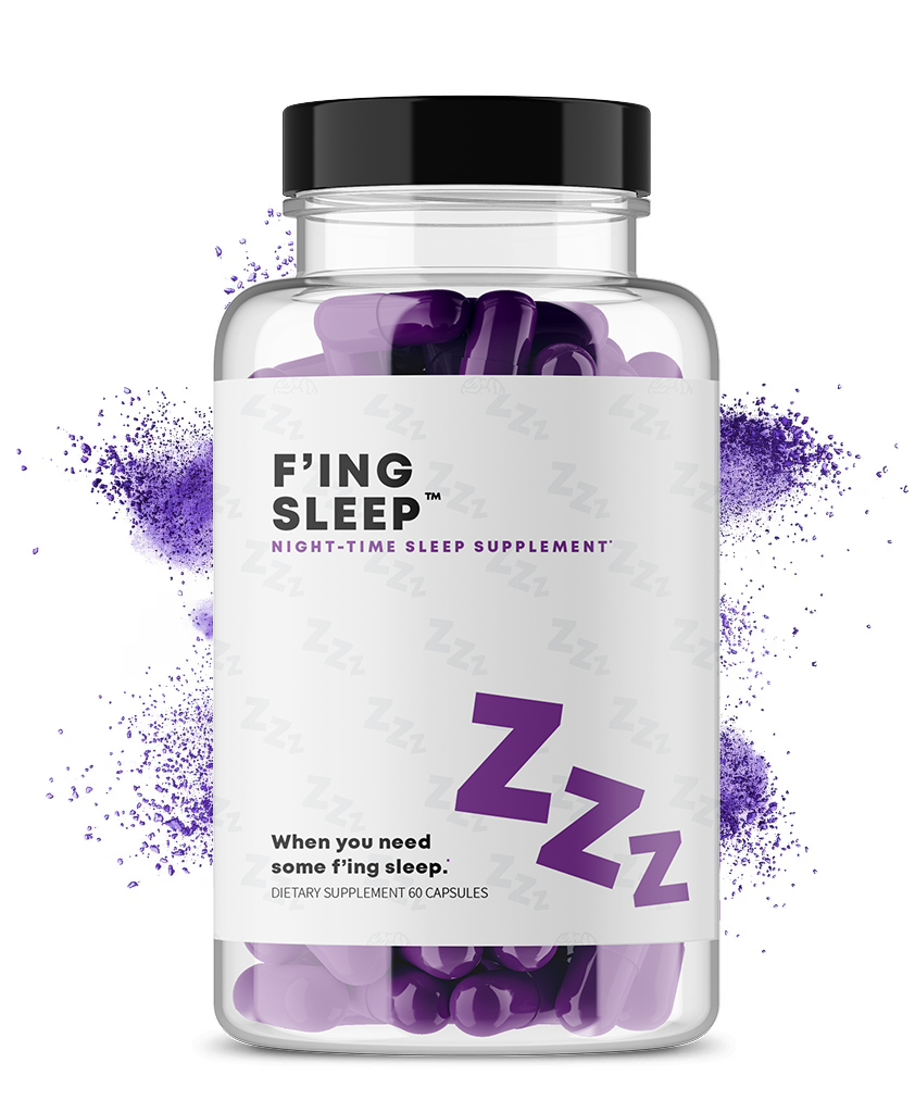 F'ing Sleep Night-Time Sleep Aid Supplement - Best Natural Sleep Aid